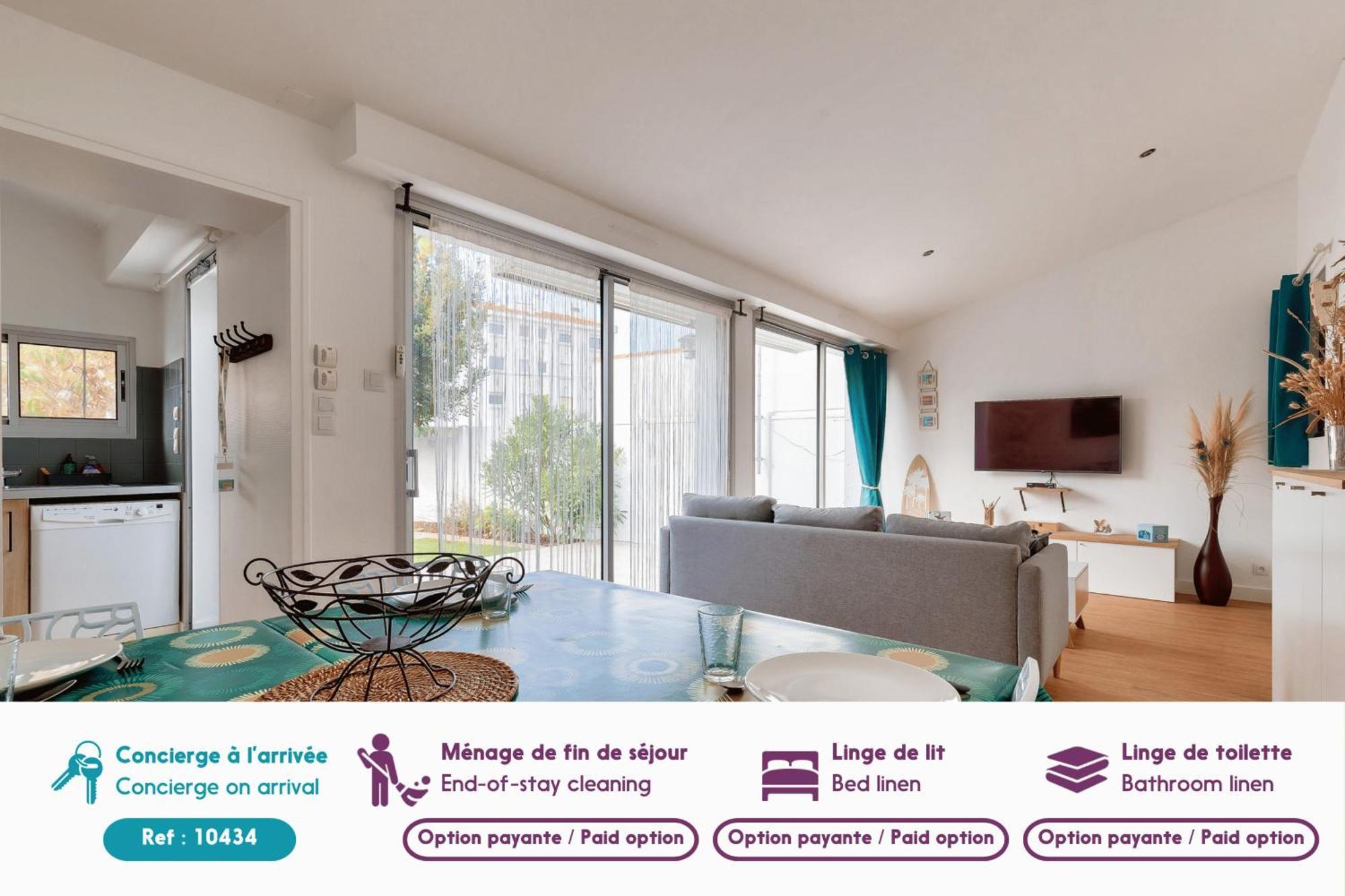 Entre Coeur De Ville Et Plage, Maison Pour 8 Saint-Gilles-Croix-de-Vie Eksteriør bilde